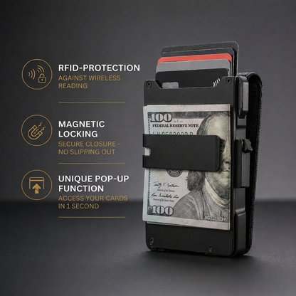 Shopnixly MagVault® Minimalist Wallet - Maximum Capacity. Minimal Footprint.