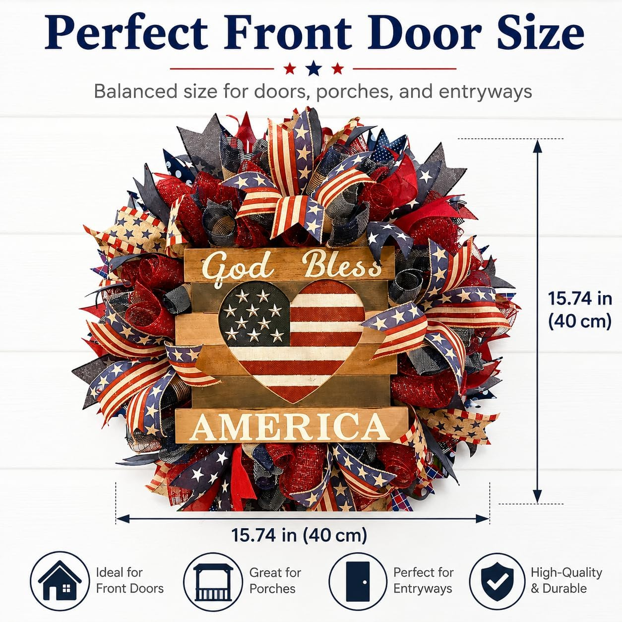 Sentinels of Honor: 250th Anniversary Hand-Tied Wreath