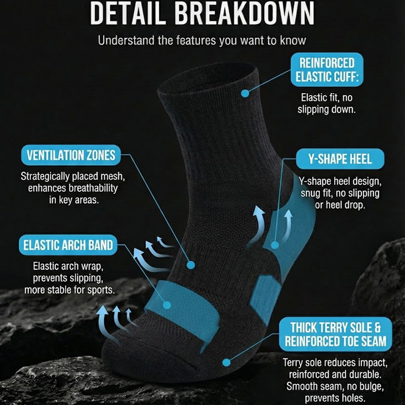 SHOPNIXLY™ Daily Comfort Crew Socks
