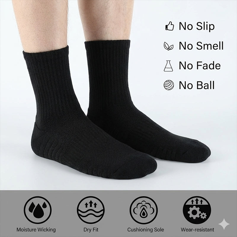SHOPNIXLY™ Daily Comfort Crew Socks