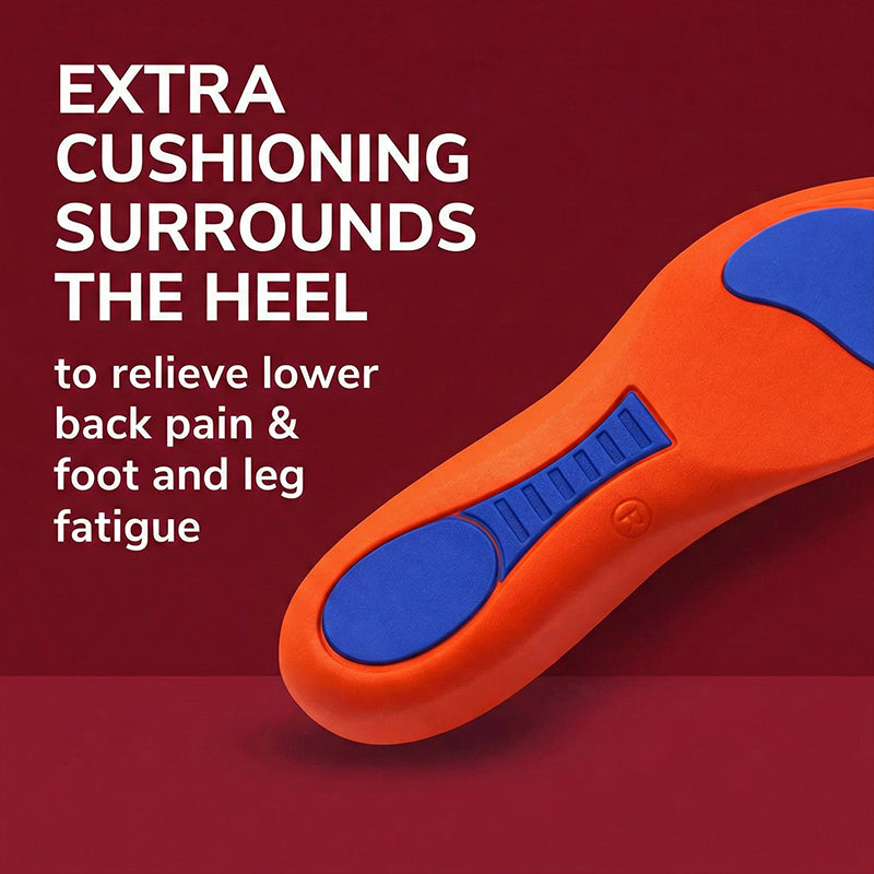 EXNORY® Comfort Core – Arch Support Insoles (Trim to Fit)