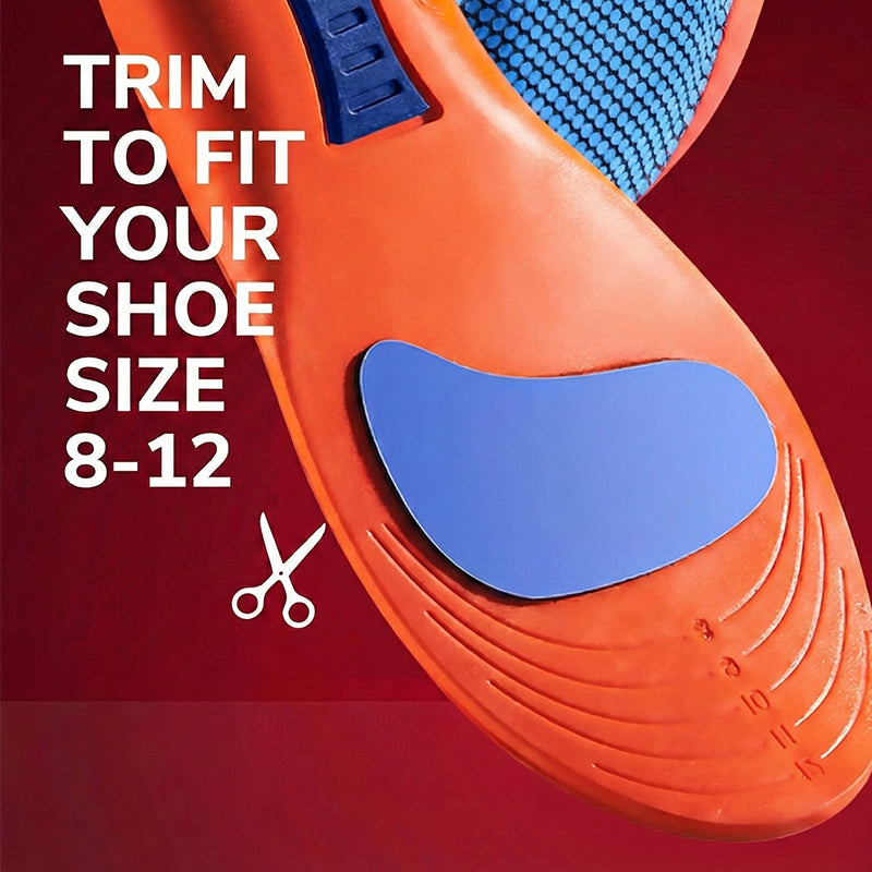 EXNORY® Comfort Core – Arch Support Insoles (Trim to Fit)