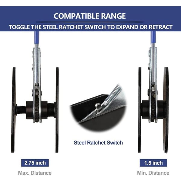 🚗 360° Rotating Ratchet Brake Caliper Tool