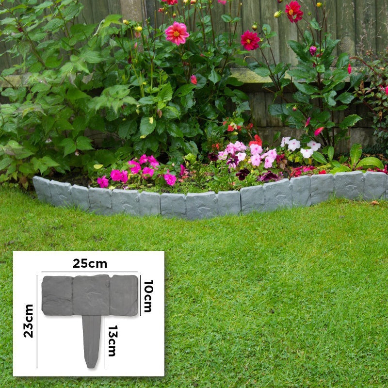 ✨ 50% OFF!🌿 Looks Real Stone💥Imitation Stone Garden Fence
