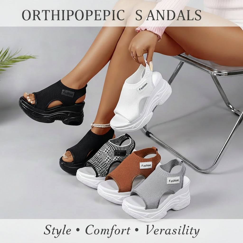 Orthopedic Comfort Sandals for Women – Thick Sole & Daily Support